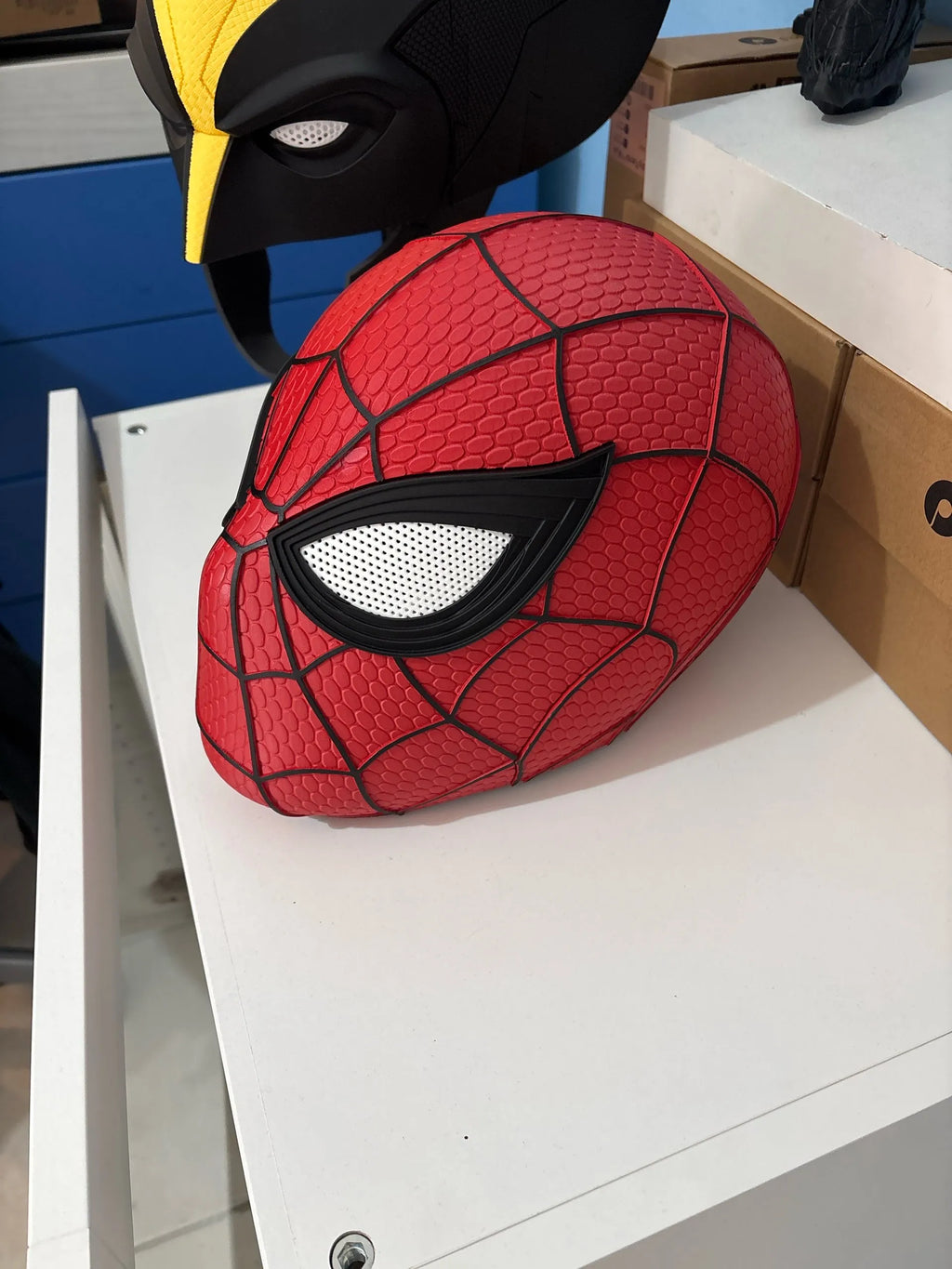 Spider-Man: Brand New Day Inspired Helmet – Marvel Superhero Cosplay Mask | Collectible Display Helmet