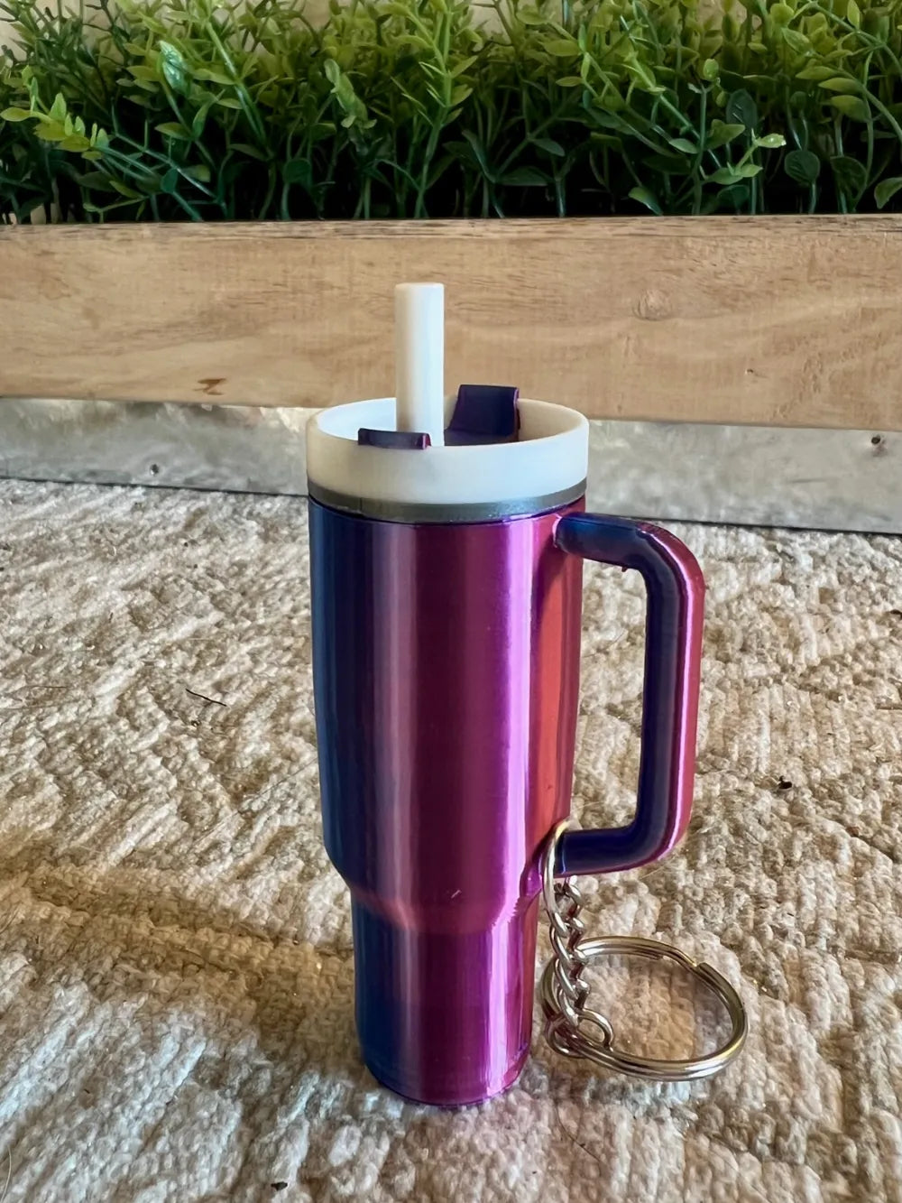 Stanley Cup Lip Balm Keychain Holder