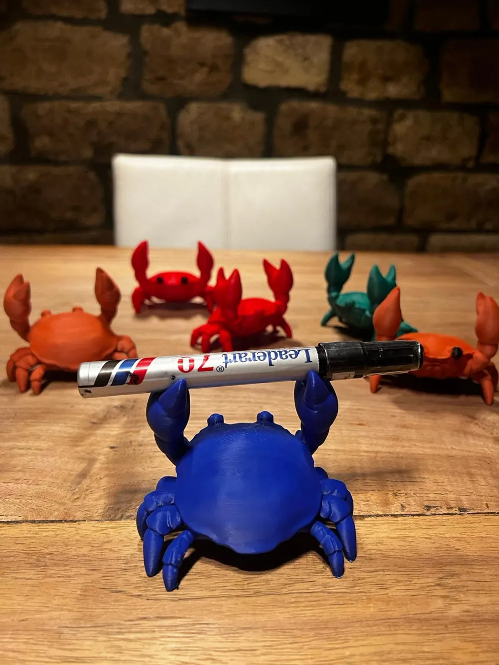 Crab Pen Holder – Desk Buddy Organizer, Cute Crab Pencil Holder for Office, Home, Study & Gaming Desk Decor