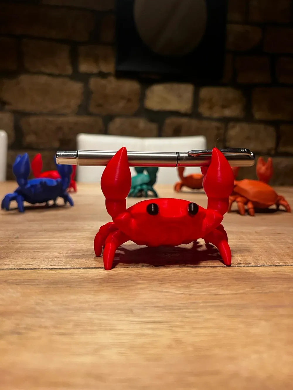 Crab Pen Holder – Desk Buddy Organizer, Cute Crab Pencil Holder for Office, Home, Study & Gaming Desk Decor