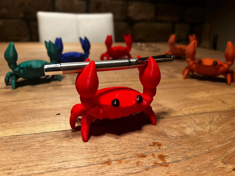 Crab Pen Holder – Desk Buddy Organizer, Cute Crab Pencil Holder for Office, Home, Study & Gaming Desk Decor