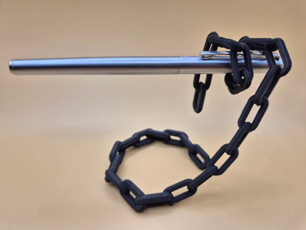 Floating Chain Pen Holder – Gravity Defying Desk Organizer, 3D Printed Levitating Pen Stand for Office, Home & Gaming Desk
